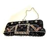 Image 1 : VINTAGE FASHIONS  * THE BLACK SEQUIN BAG #1278982