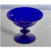 Image 1 : Vintage 1950s Italian Cobalt Blue Molded Blown #1278996