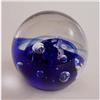 Image 1 : Blue Medium Size Paperweight #1279019