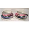 Image 1 : 2 Cups and Plates painted by hands #1279088