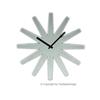 Image 1 :  Silver Retro Wall Clock #1279161