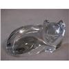 Image 1 : Val St. Lambert Crystal Cat SKU 5945 #1279314