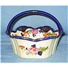 Image 1 : Noritake Moriyama Enameled  Porcelain Basket #1279398