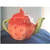 Image 1 : Czechoslovakia Figural Strawberry Teapot #1279417