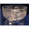 Image 1 : Footed Cut Glass Bowl #1279542
