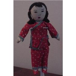 Doll Oriental Cloth Chinese Girl Embroidered #1279599