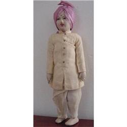 Doll India Cloth Man Painted Features Mark on #1279615