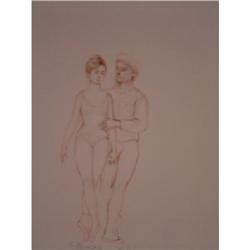 Prelude The Ballet Dancers litho by Edna Hibel #1286412