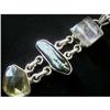 Image 1 : STERLING SILVER Estate QUARTZ CITRINE PEARL #1286466