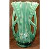 Image 1 : McCOY Reeds Vase Green 12.25 inch VINTAGE #1287000