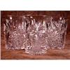 Image 1 : PAIRPOINT Cut GLASS Tumblers (3) Unsigned #1287028