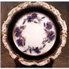 Image 1 : ADDERLEY Flow BLUE Plate - WAA -ANTIQUE #1287041