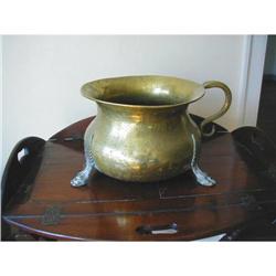 RUSSIAN EARLY 19TH CENTURY BRASS CHAMBER POT #1287085