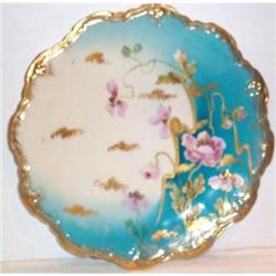 Hand Painted Limoges Poppy Plate #1287137