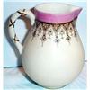 Image 1 : Royal Worcester Pink Decorated Pitcher, Creamer#1287228