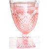 Image 1 : Pink Miss America DepressionGlass Footed Goblet#1287243