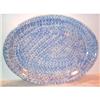 Image 1 : Large Blue and White Spatter Platter #1287373