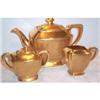 Image 1 : All Over Gold Wheeling Decorated Tea Set #1287388