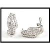 Image 1 : 18K WG EARRINGS WITH 100 DIAMONDS- WERE #1287432