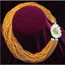 Multi-Strand Seed Bead Choker #1305907