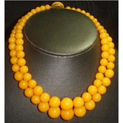 Thermo Lucite Bead Necklace #1305916