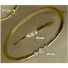 Image 1 : Solid Gold and Diamond Bangle Bracelet #1305920