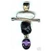 Image 1 : STERLING SILVER Estate AMETHYST CITRINE PEARL #1306029