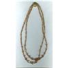 Vintage Double Strand Brown Glass Beaded #1306182