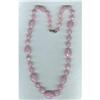 Vintage Pink Rose Quartz Necklace #1306195