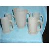 Image 1 : Crystal Frosted Satin Pitcher & Mug Set #1306249