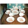 Image 1 : Vintage Japan Red Pagoda Toy Tea Set #1306281