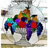 Image 1 : Stained Glass Painting Brilliant FRUIT Bowl  #1306522