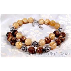 WOW~Enormous Baltic Amber Beaded Choker #1306536