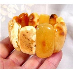 FINEST Baltic Amber Bracelet Money can #1306537