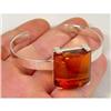 Image 1 : Most Elegant Cognac Baltic Amber Cuff Bracelet #1306580