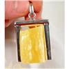 Image 1 : Exceptional BUTTER Baltic Amber Sterling #1306619