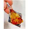 Mystical Powers of Honey Baltic Amber Sterling #1306622