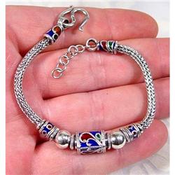 Desirable ENAMEL Sterling Bracelet #1306634