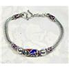 Image 1 : So Very Fine  ENAMEL Sterling Bracelet #1306635