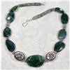 Image 1 : Faceted Nephrite Jade Rutile Quartz Gemstone #1306698