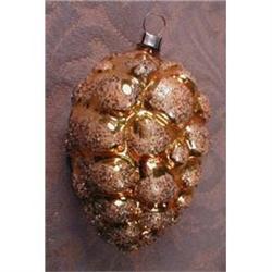 GRAPE Christmas ORNAMENT GOLD, Sparkles VINTAGE#1307028