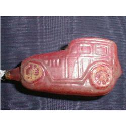 AUTOMOBILE Glass Christmas Ornament ANTIQUE #1307039