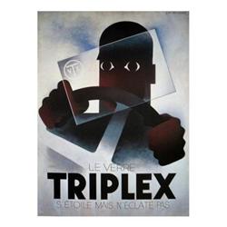 Cassandre  Triplex Offset Lithograph  35.5x 26 #1311711