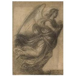 Bartolommeo   Figure of an Angel Etching #1312017