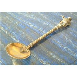 Old English Victorian Man Brass Spoon, c.1900 #1312041