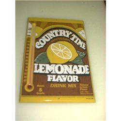 Country Time Tin Lemonade Outside Thermometer #1312076