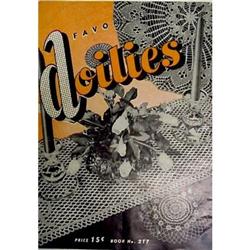 1945 Favorite Unique Doilies Crochey Book #1312103