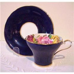 Aynsley China Cup & Saucer 3 ROSES #1312112