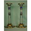 Image 1 : Pair Enameled Glass Candelabrum #1312507