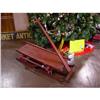 Image 1 : Old Red Primitive Sled or Toboggan #1312685